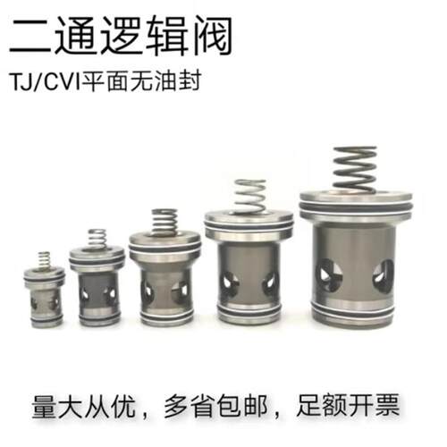 新款泵车CVI插装阀TJ025TJ032 TJ040 TJ50方向调压盖板二通逻包邮