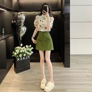 小个子俏皮活泼套装裙女夏季2025超火减龄绝美衬衫A字短裙两件套