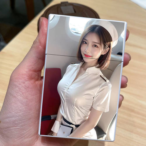 网红爆款美女塑料烟盒20支粗细支装防压防潮藏烟神器送男朋友礼物