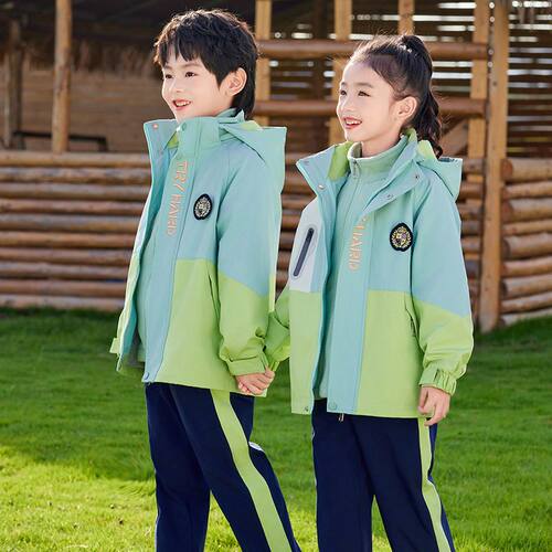 小学生校服冲锋衣三件套