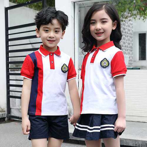 小学生校服春夏季套装幼