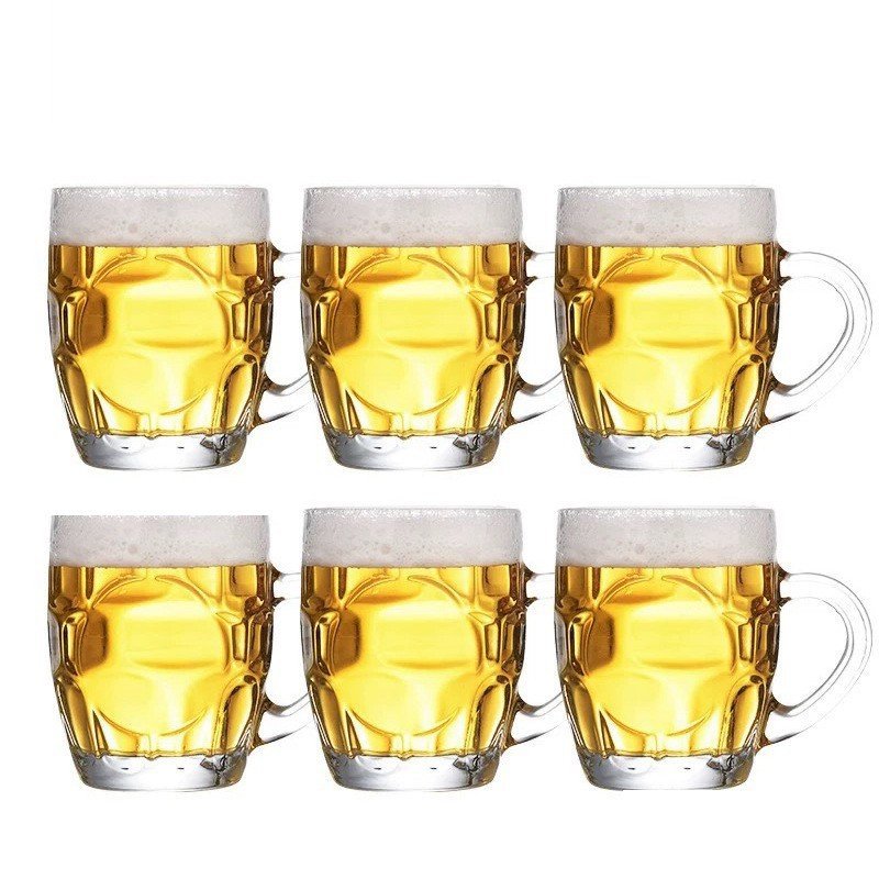 网红菠萝杯到手6个带把水杯