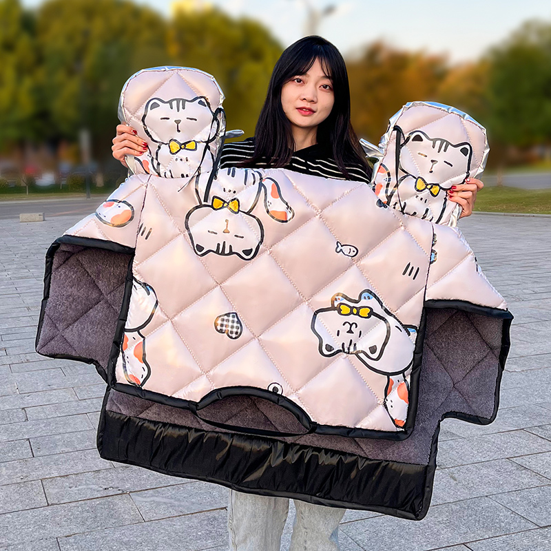 防寒保暖冬季电动车挡风被