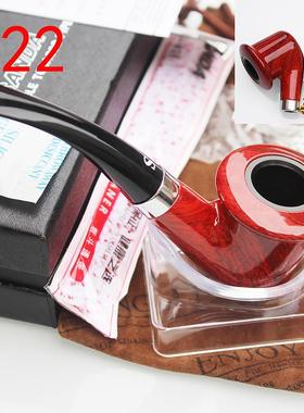 红木纹色凸头胶木烟斗 中小号情侣女士烟丝斗 SD722 Lady pipe