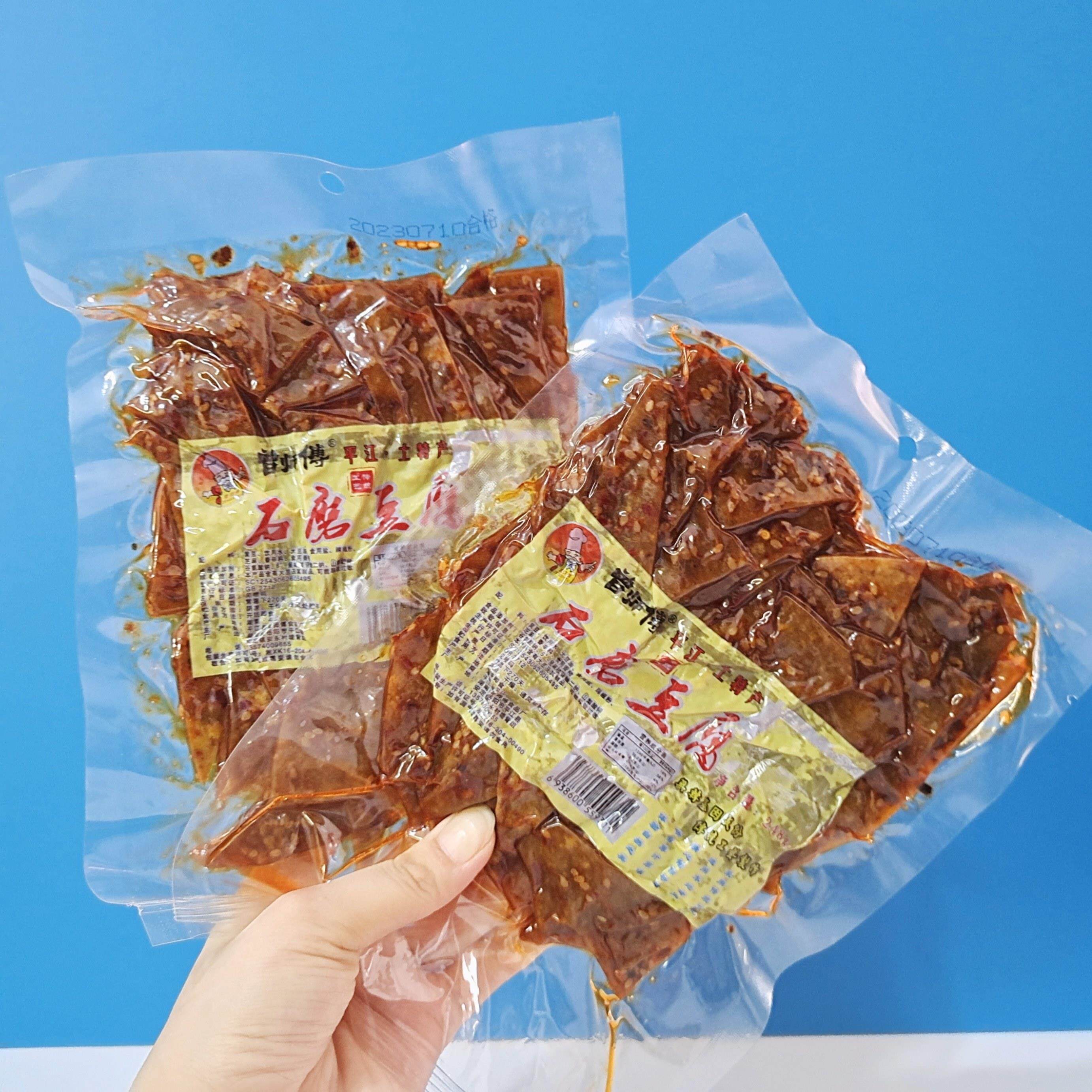 曾师傅石磨豆腐手磨卤酱干香辣豆香豆腐干湖南平江特产休闲零食