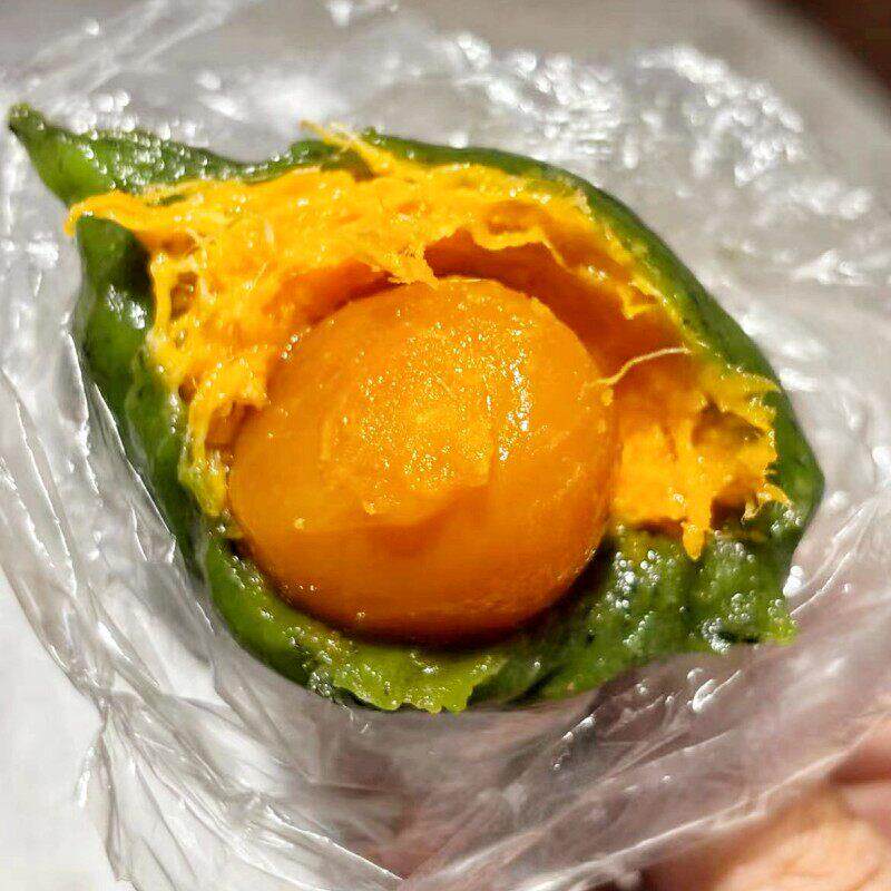 酱子代购 上海美食潘甬兴青团麦青艾草豆沙咸蛋黄青团特产糕点心