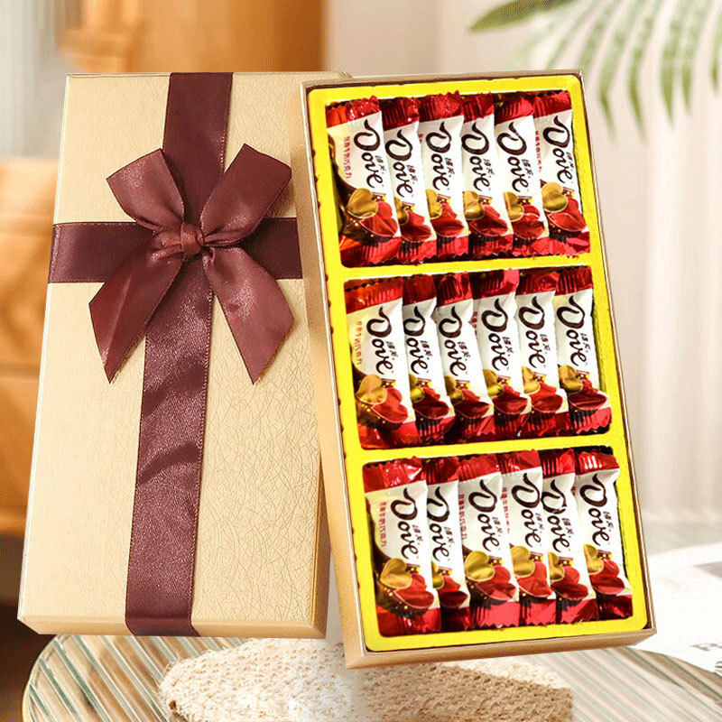 德芙丝滑牛奶巧克力礼盒装生日礼物休闲零食（代可可脂）