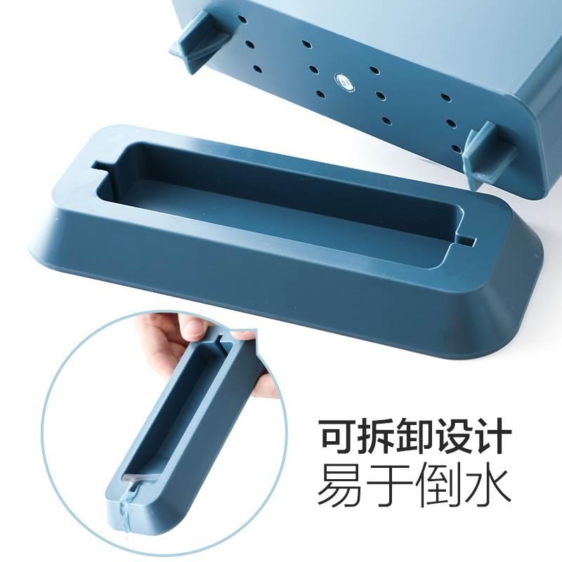 厨房刀架家用沥水刀具收纳架镂空简单塑料刀座置物架菜刀架插刀架图片