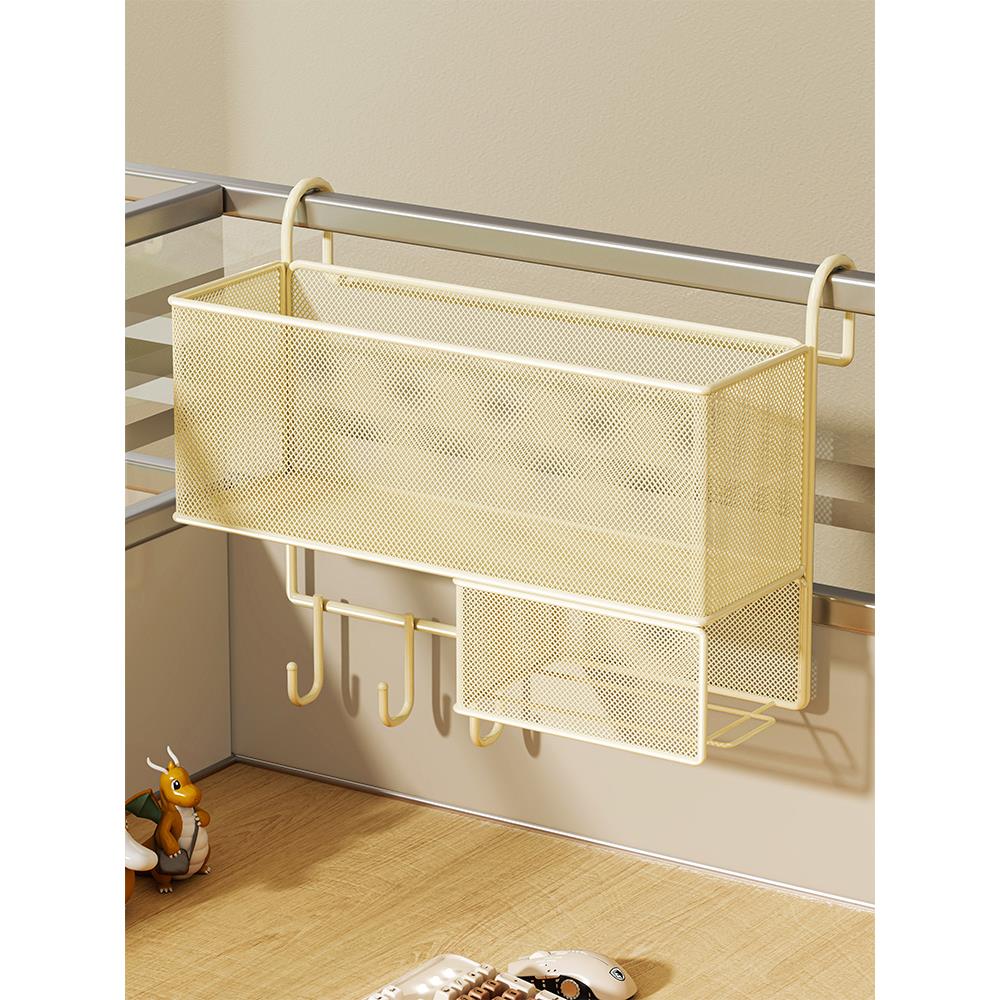 办公室收纳挂篮置物架办公桌工位改造整理神器女生桌面桌上挂架盒