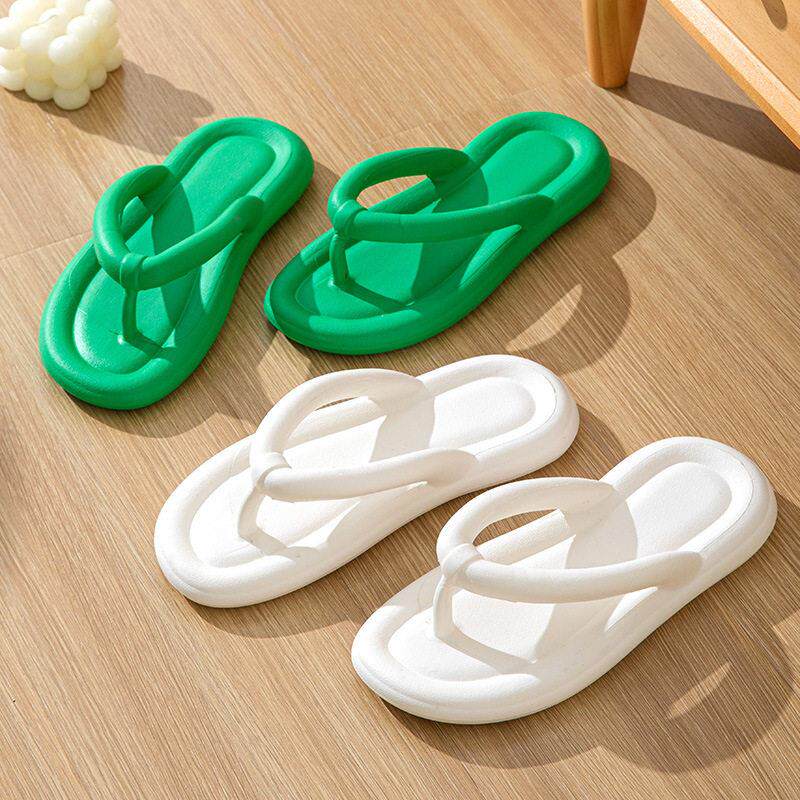 糖果色人字拖女夏时尚防滑外穿平底海边沙滩鞋情侣度假夹角凉拖鞋