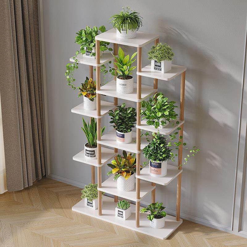 酒架书架收纳柜隔断架博古架实木现代简约多宝阁茶室茶具架展示架