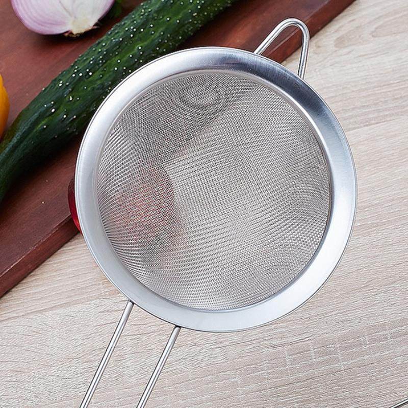 不锈钢油格过滤网筛漏勺果汁面粉筛子药渣油格泡沫捞勺麻辣烫燕窝