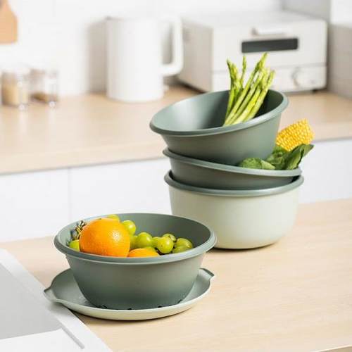 多层沥水篮一篮多用家用聚会火锅盛菜篮收纳篮果篮淘米