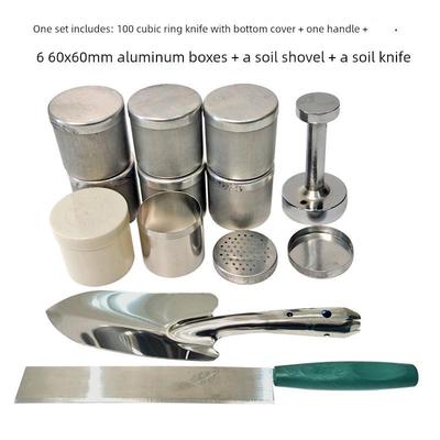 100立方环刀200立方取土环刀304不锈钢环刀取土器底盖带手柄渗透