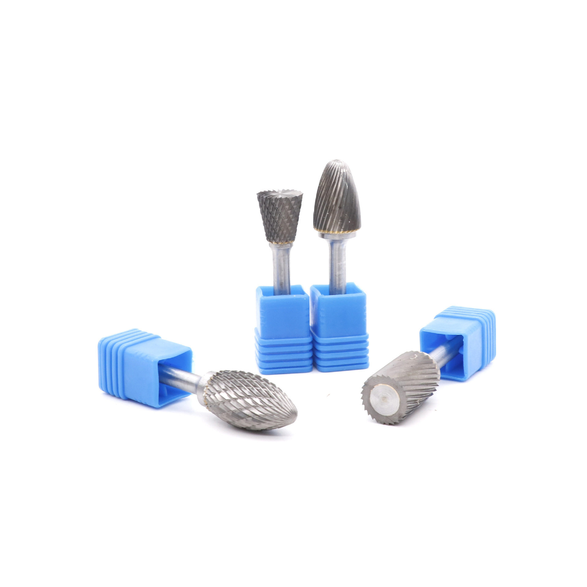 硬质合金旋转锉6*16 钨钢磨头6mm柄单双槽雕刻金属打磨头