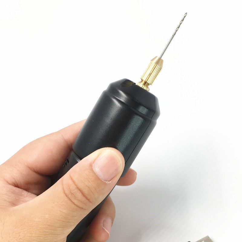 迷你手电钻 珍珠航模diy滴胶usb打孔器 5v电动手钻小型 钻孔器领