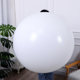 O牌36寸加厚大号90CM乳胶气球开业广告飘空正圆形结婚礼装饰布置