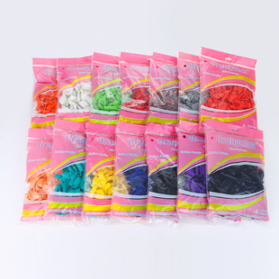 O牌12寸加厚亚光乳胶圆形气球支架拱门立柱胶链造型装饰场景布置