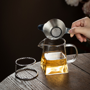 高硼硅耐热玻璃公道杯匀茶杯具防烫加厚高档家用过滤网大号分茶海