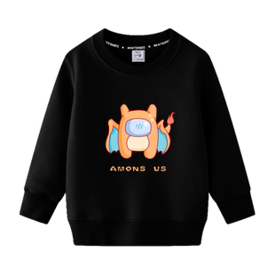 Among us精灵宝可梦联名太空狼人杀圆领卫衣男女儿童装学生款长袖