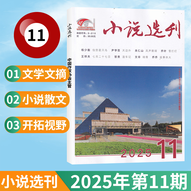 小说选刊杂志2025年每期更新