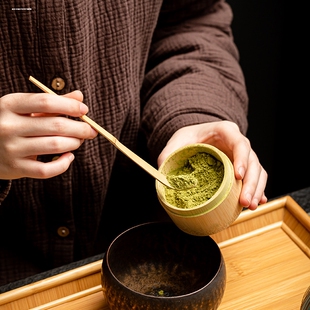 茶拨分茶勺架陶瓷日式抹茶工具茶筅茶筅立宋代点茶茶粉勺茶匙尖尾