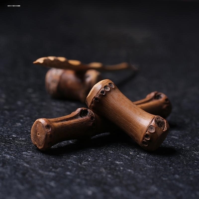 竹鞭搁置竹根茶搁架茶针茶夹茶扒茶枕笔搁笔架筷子架茶道零配