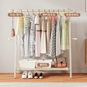 网红衣帽架铁艺衣架落地卧室立式 门口入户挂衣架杆收纳置物架