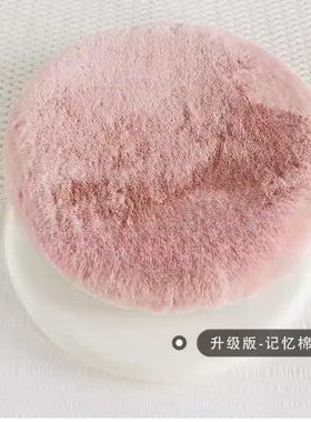 跨境现货 圆形毛绒垫 记忆棉【内芯】兔毛毛坐垫 椅垫可拆洗40cm