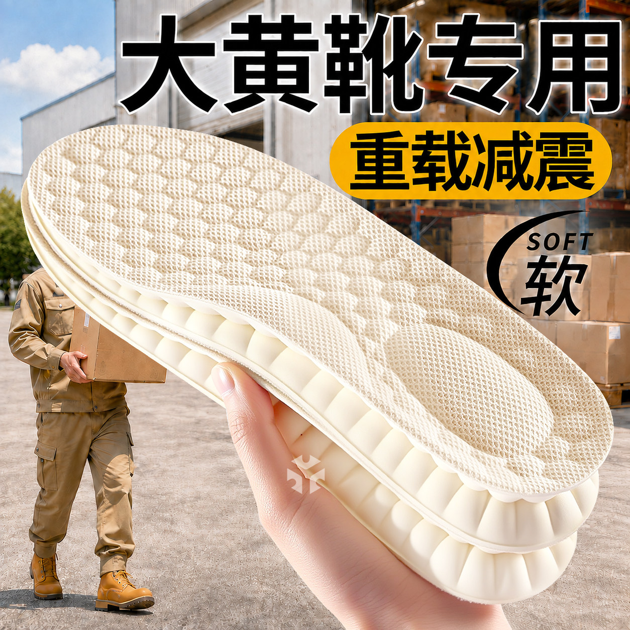 乳胶隐形增高鞋垫不累脚不塌陷