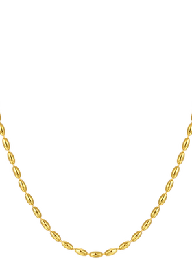 梦金园潮牌饰品FA+时尚锁骨链女