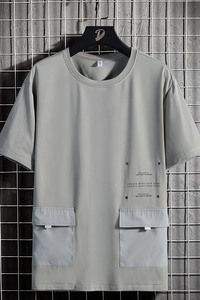 M-8XL 超大码平铺纯棉短袖T恤潮男胖子半袖上衣TX206-P32 大码图片