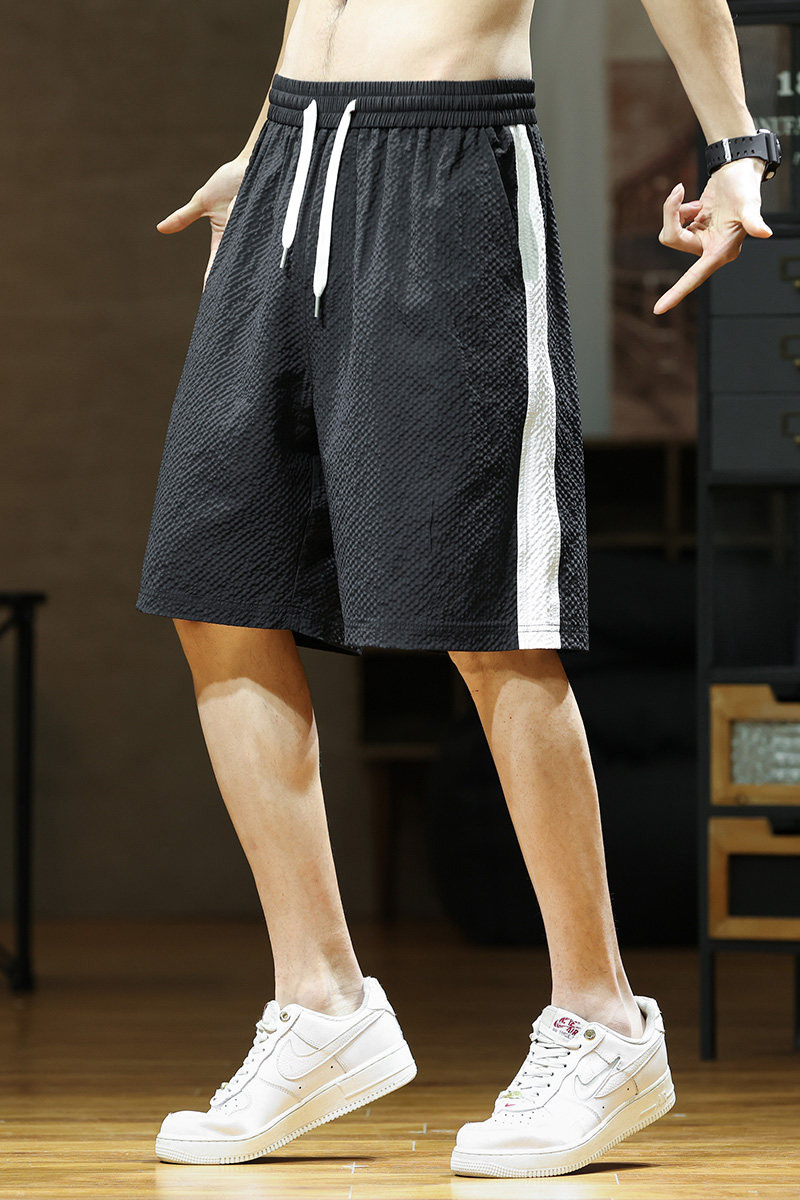 胖男生M-8XL大码男士大码五分裤休闲运动短裤男K5066-P27控49,男装牛仔裤,星座209