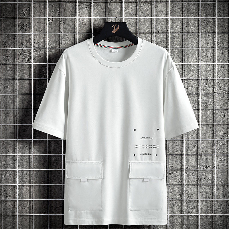 M-8XL超大码平铺纯棉短袖T恤潮男胖子半袖上衣TX206-P32大码,男装T恤,星座209