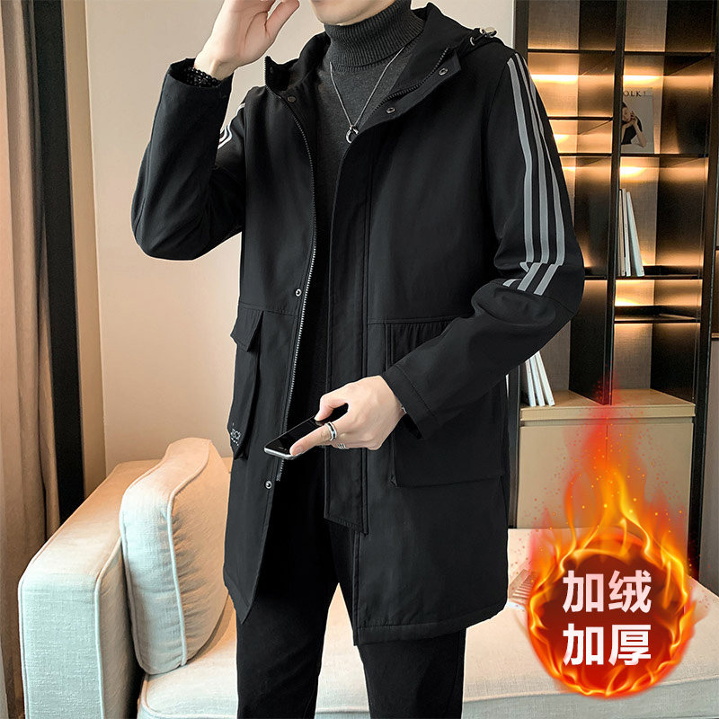 冬款中长款M-8XL胖子休闲加绒加厚男宽松夹克男JK8226加绒-P100,男装夹克,星座209