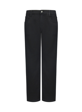 PP轻奢潮牌普莱克翡丽男装25秋冬黑色高端潮流时尚休闲牛仔裤