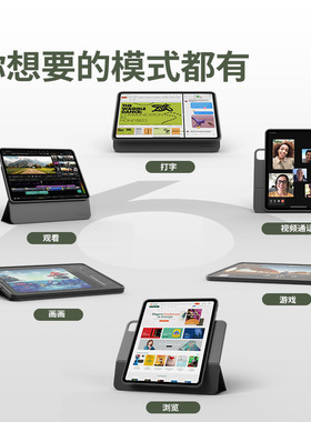 牧行者适用iPad Pro 保护壳2025新款M5苹果13寸磁吸悬浮调节支架平板套防摔M4支架全包防护超薄可拆卸保护套