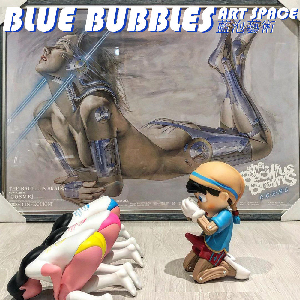 空山基机械金属姬未来主义风挂画蒸汽波机器人性感装饰画海报卧室