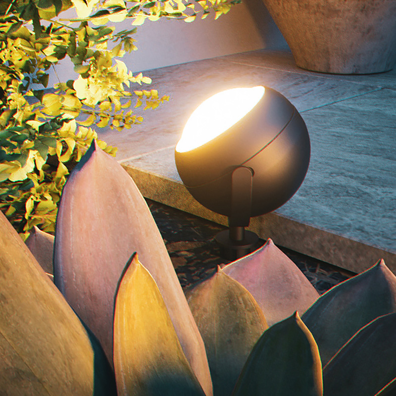 照树灯户外景观射树灯室外防水草坪七彩射灯花园庭院投光灯插地灯