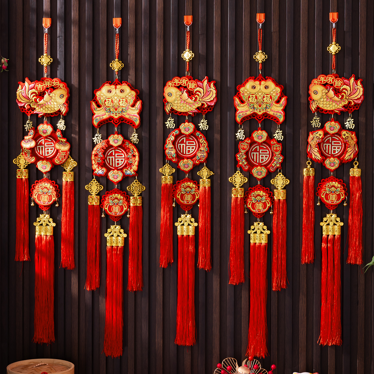 新款高档鱼挂件新年装饰