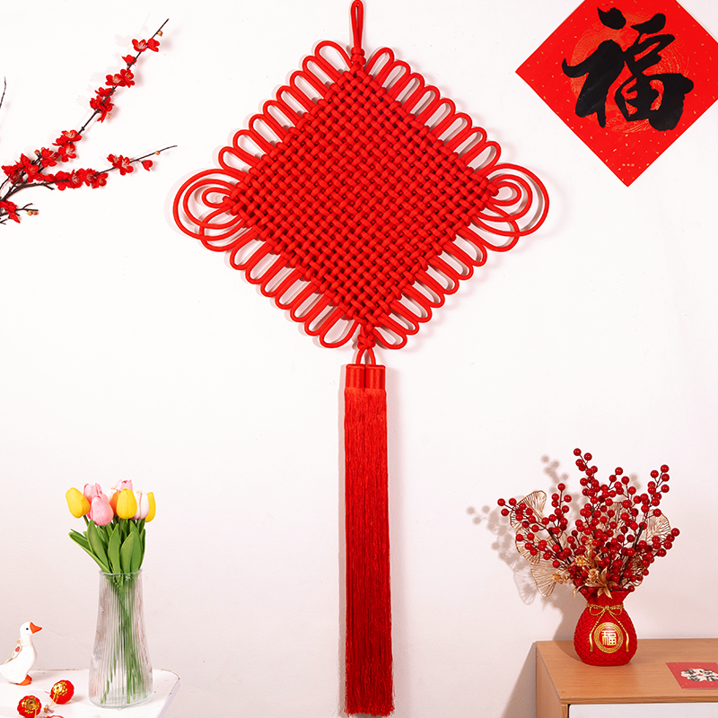 新款中国结挂饰客厅高档手工编织