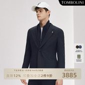 TOMBOLINI东博利尼春秋经典 外套男藏青商务通勤单西 纯色休闲西装