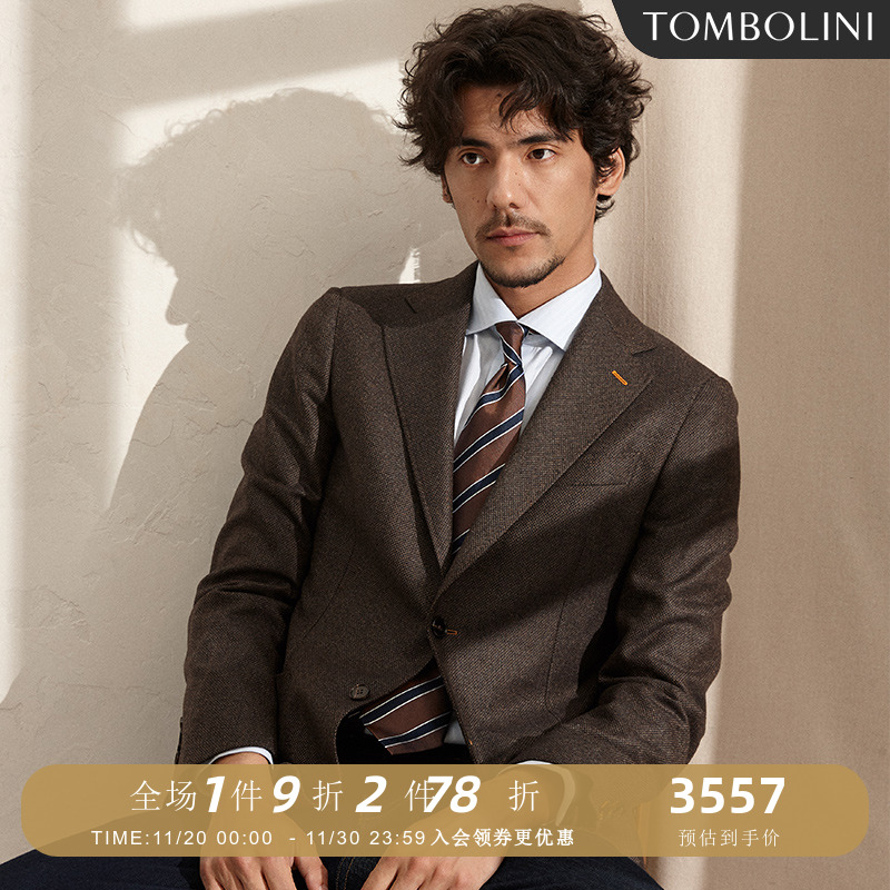 TOMBOLINI西服外套纯羊毛