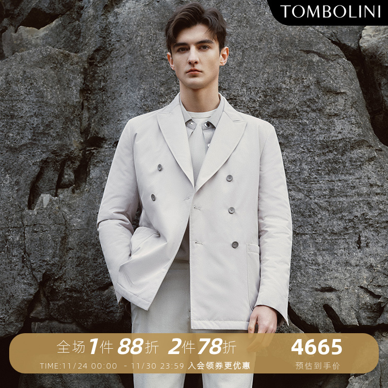 TOMBOLINI西装式鹅绒羽绒服