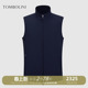 TOMBOLINI 立领背心外套潮 东博利尼春秋轻量通勤易打理马甲男士
