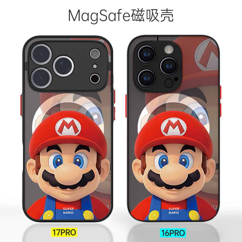 马里奥magsafe适用苹果17手机壳