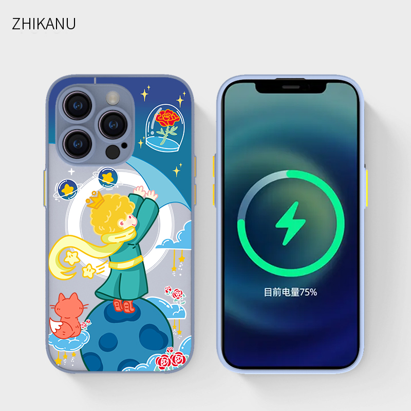 iphone15手机壳卡通小王子磁吸