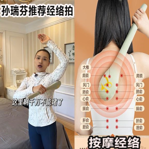 孙瑞芬推荐经络拍经络拍打器敲肩拍背器全身通用家用按摩捶健康