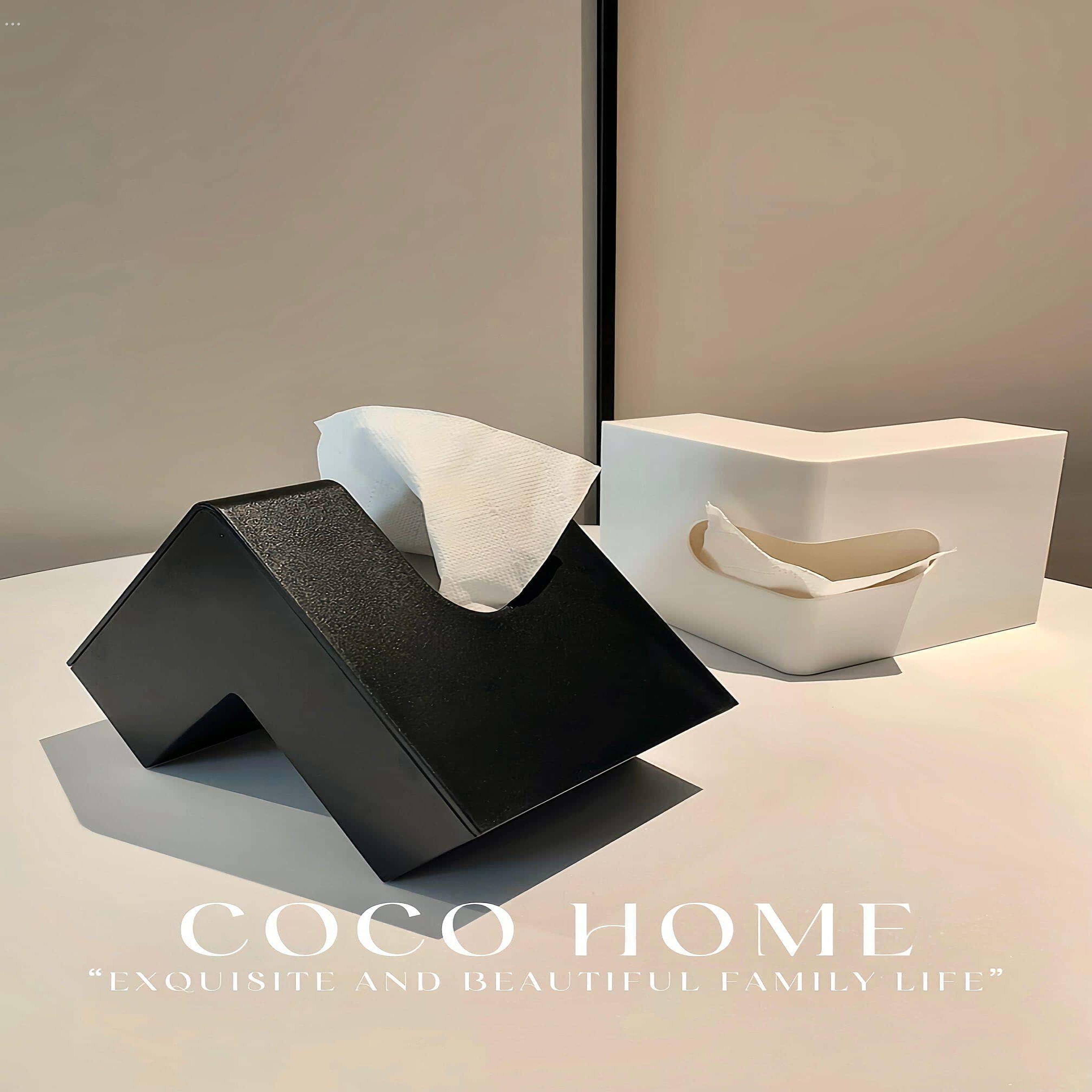 【家居好物】桌面创意纸巾盒客厅高档轻奢抽纸架免打孔2025新款