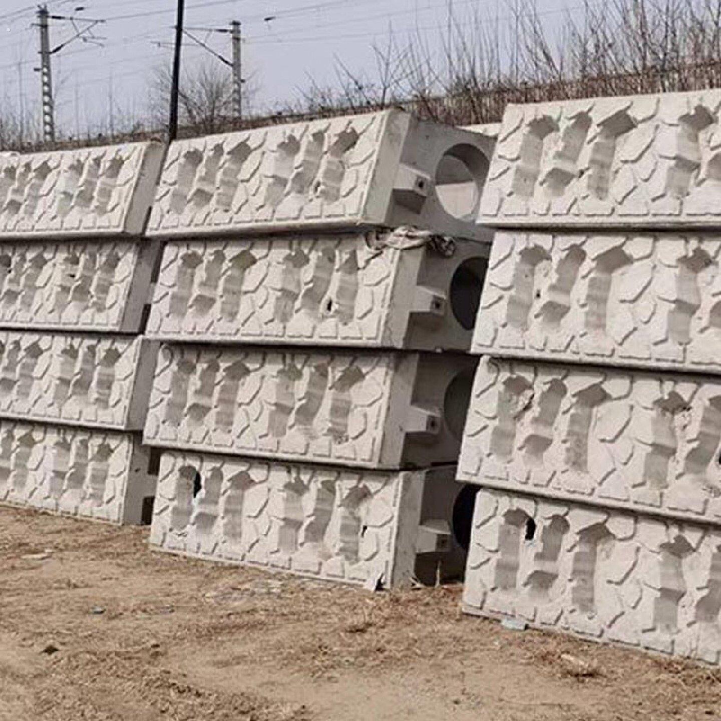 生态挡土砖生态挡墙挡土墙挡土块河道护坡砖砌块自嵌式干垒挡土